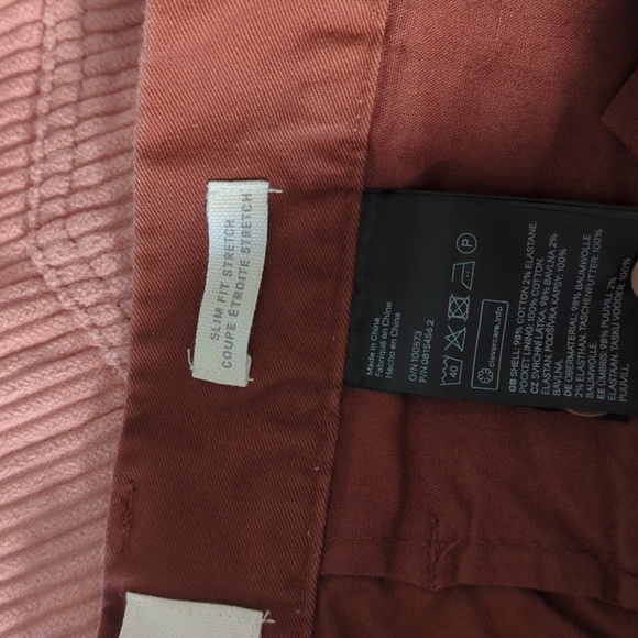 H&M Brown/Copper Slim Fit Stretch Chino - Picture 5 of 5
